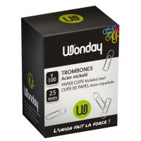 Boite de 100 attaches lettres 25mm