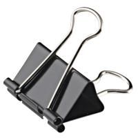 Boite de 12 pinces metal double clip - 19 mm