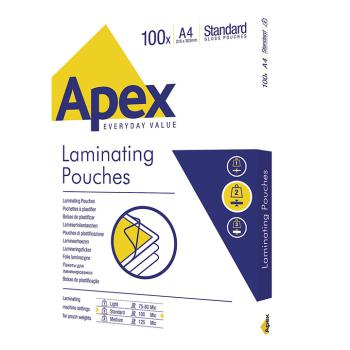 Boite 100 pochettes de plastification a4 80 microns
