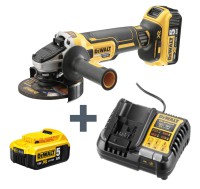 Meuleuse dcg405p2 + chargeur dcb1104 + batterie accu dcb184 dewalt