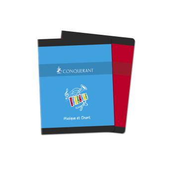 Cahier musique 17x22 cm 48p grands carreaux