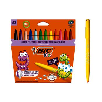 Etui de 12 feutres visacolor xl bic ecolution