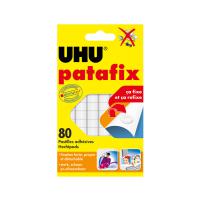 Pochette de 80 pastilles adhesives patafix blanc