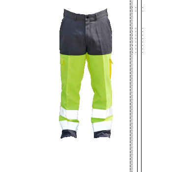 PANTALON HAUTE VISIBILITE
Pantalon haute visibilité avec 2 bandes rétroréfléchissantes par jambe,
Toutes tailles