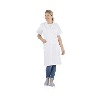 BLOUSE BLANCHE Mixte MANCHES COURTES