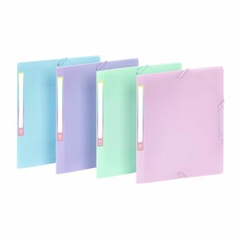 Chemise 3 rabats 17x22 cm rainbow pastel