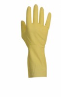 Gant menage latex jaune