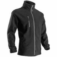 Veste pull polaire zip central
