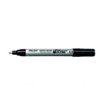 Marqueur permanent super color moyen 1mm argent