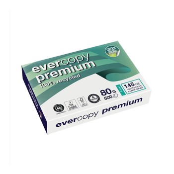 Papier A4 blanc 80g EVERCOPY PREMIUM FSC 100% recyclé - 500F