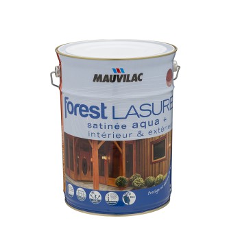 Teinture boisForest lasure aqua+ acajou 6lt