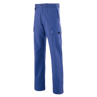 PANTALON PITON MULTIPOCHES 100% COTON BLEU BUGATTI 