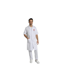 BLOUSE OSCAR COTON MC BLANC