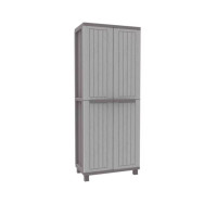 Armoire haute PVC - 2 portes battantes 