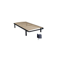 Sommier 80x190 cm à lattes souples - cadre métallique