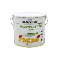 Peinture crépis décoratif et imperméableMauviplast 300 blanc cal 12lt