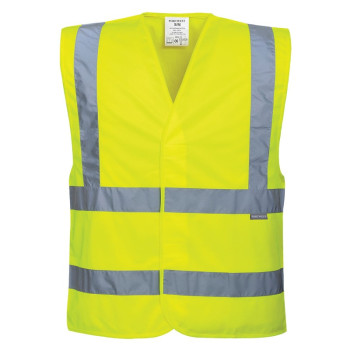 Gilet HV baudrier + 2 bandes