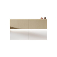 Banque accueil droite avec tablette réhausse - chêne clair