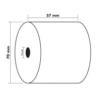 Bobinette 57x70x12 1 pli 60g