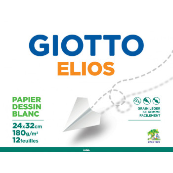 Pochette a dessin 24x32 - 180g - 12F giotto