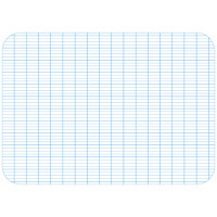 Ardoise blanche 18x25 1 face unie/1lignee