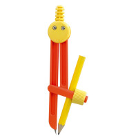 Compas scolaire avec crayon