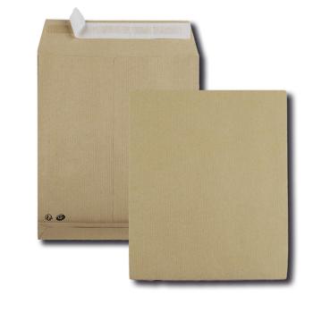 Lot de 10 sacs kraft souffet 28x37 cm