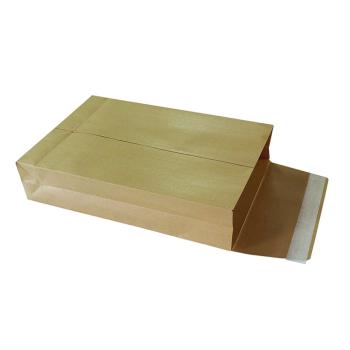 Paquet de 50 pochettes kraft arme 28x41 cm - soufflet 90