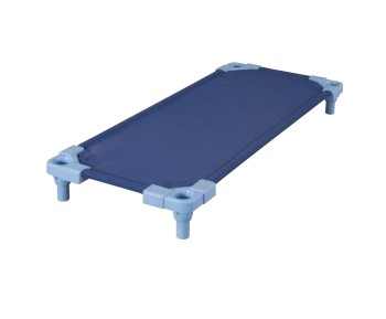 Couchette plastique empilable 131x55x11 cm