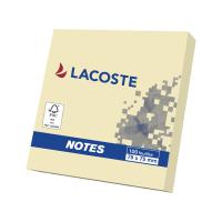 Notes repositionnables intronotes 75x75 mm jaune
