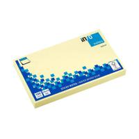 Notes repositionnables intronotes 75x125 mm jaune