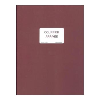 Registre courrier arrivee 160p