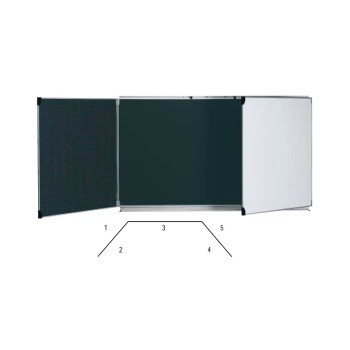 Tableau mural triptyque mixte
