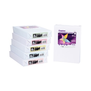Papier A4 80g divers coloris Pastel - FIRST - 500F