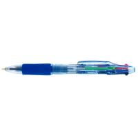 Stylo bille 4 couleurs pointe fine
