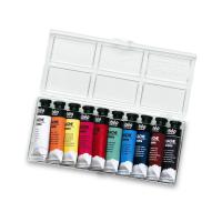Boite 10 tubes gouache 10ml - couleurs assortis