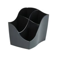 Multipot 4 compartiments noir