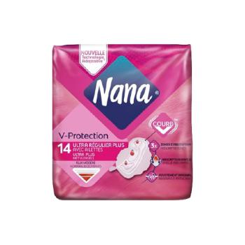 Serviette hygiènique Nana ultra régulier plus - paquet de 14