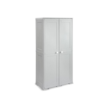 Armoire haute PVC - 2 portes battantes