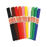 Paquet de 10 feuilles crepon standard 40% assorties