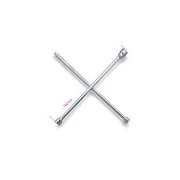 Cle croix roue 24x27x32 3/4"