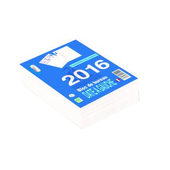 Bloc éphéméride date à gauche