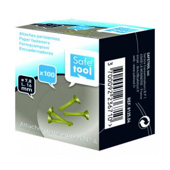 Boite 100 attaches parisiennes 16 mm