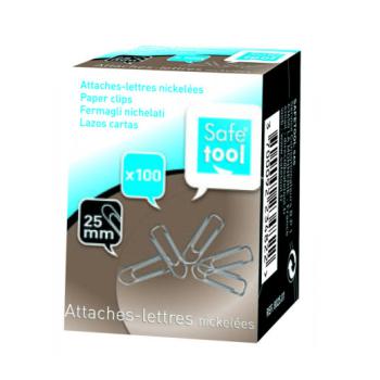 Boite de 100 trombones 25 mm