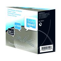 Boite de 100 attaches ondulees 50mm