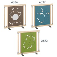 Cloison en bois L71.5 x H69 x P4 cm