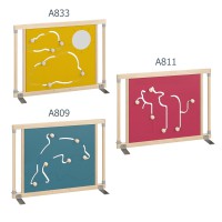 Cloison en bois L95.3 x H69 x P4 cm