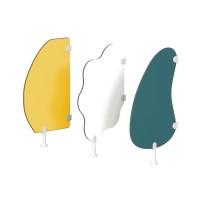 Cloison sanitaire L62 x P1.3 x H98 cm