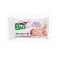 Paquet de 64 lingettes bébé bio
