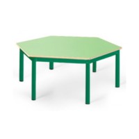 Table hexagonale D90cm - T1